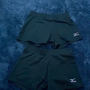 Two black volleyball spandex